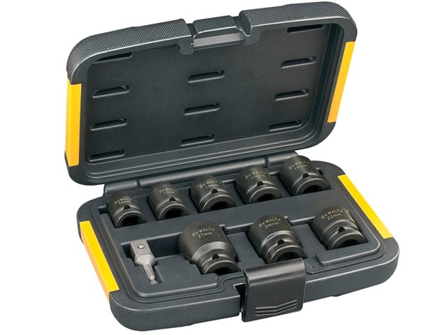 Sada orechov 9 dielna pre rázový uťahovač DEWALT DT7507