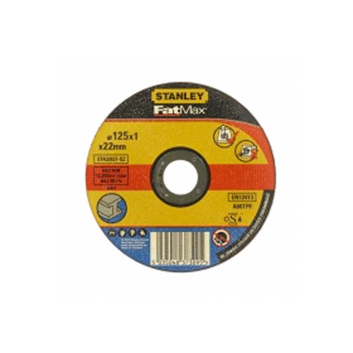 Kotúč rezný na oceľ pr.125×1,0×22mm plochý FATMAX STA32637