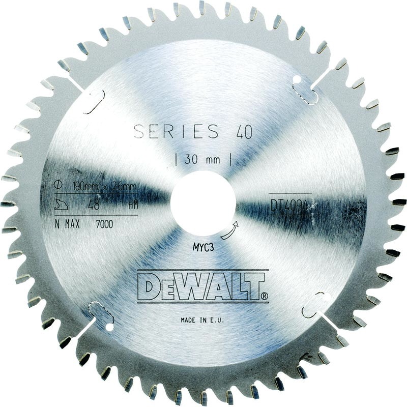 KOTÚČ PILOVÝ 190x30MM 48z TCG -5 DEWALT DT4094