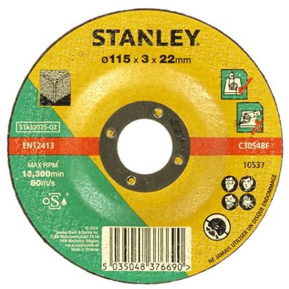 Kotúč rezný na betón/kameň 115×22x3mm vypuklý 1ks FATMAX STA32075