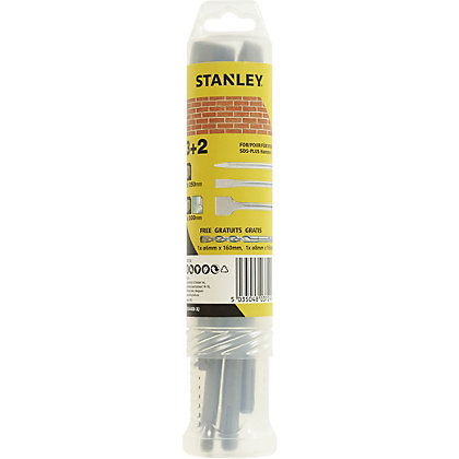 Sada sekáčov( špicatý, plochý 250mm, široký 200mm) a vrtákov SDS+ (6x160 a 8x160mm) FATMAX STA54400