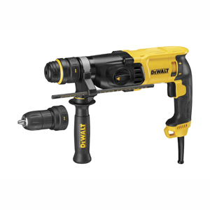 Kladivo kombinované 26mm SDS+ 800W 2,8J +príslušenstvo DEWALT D25134KP