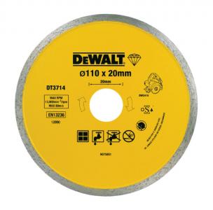 KOTUČ DIAMANTOVY 110*20 PRE DWC410 NA REZANIE DLAŽDÍC DEWALT DT3714