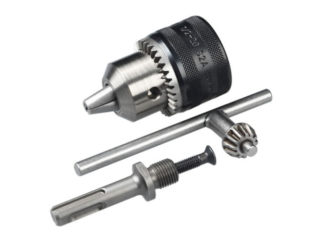 Skľučovadlo 1,5-13mm 1/2"x20 UNF s kľúčom a adaptérom SDS+ DEWALT DT7005