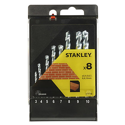 Vrtáky do muriva tvrdokov 8ks 3-10mm FATMAX STA56040
