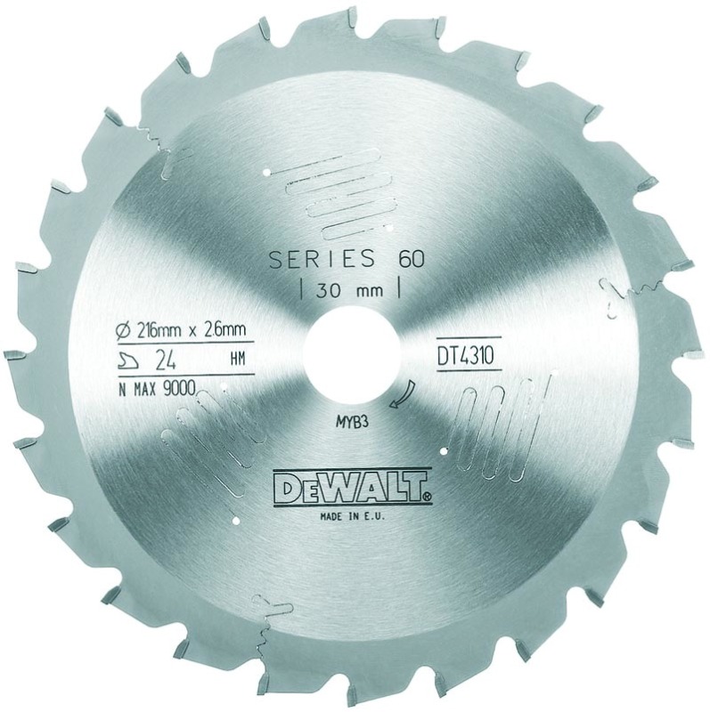 KOTÚČ PÍLOVÝ 216x30mm 24z ATB -5 DEWALT DT4310