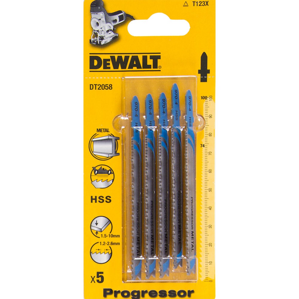 LIST PÍLOVÝ PROGRESSOR DO KOVU 100MM 5ks DEWALT DT2058
