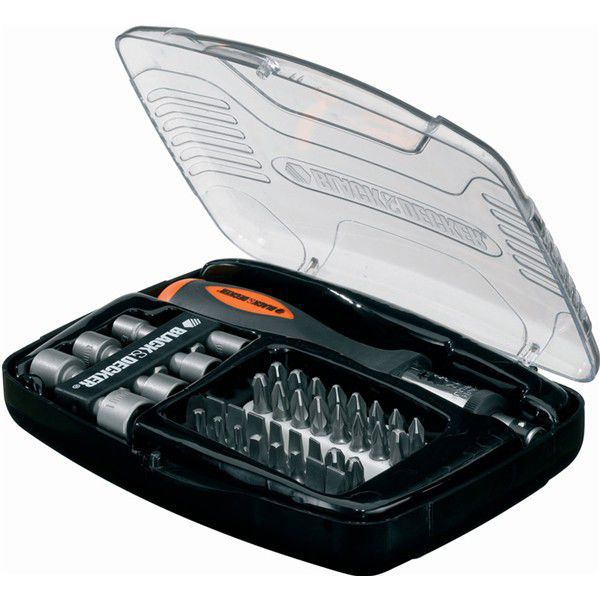 SADA PRÍSLUŠENSTVA 41-DIELNA + RAČŇA Black and Decker A7062