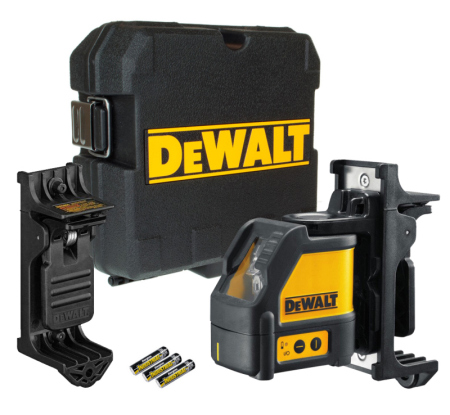 Laser krížový samonivelačný Červený 3xAA batéria DEWALT DW088K