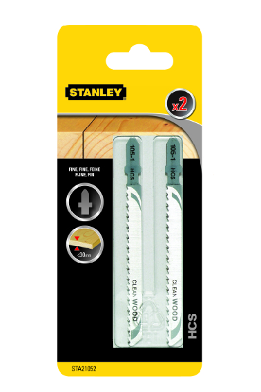 List pílový T uchytenie do dreva HCS hr.<30mm rozstup 2,5mm, dl.100-72,5mm, 2ks FATMAX STA21052