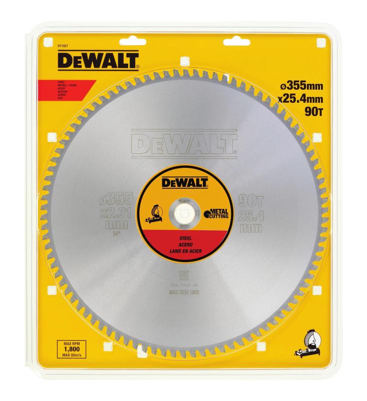 Kotúč pílový 355x25,4mm 90 zubov - kov/ocel pre DW872 DEWALT DT1927
