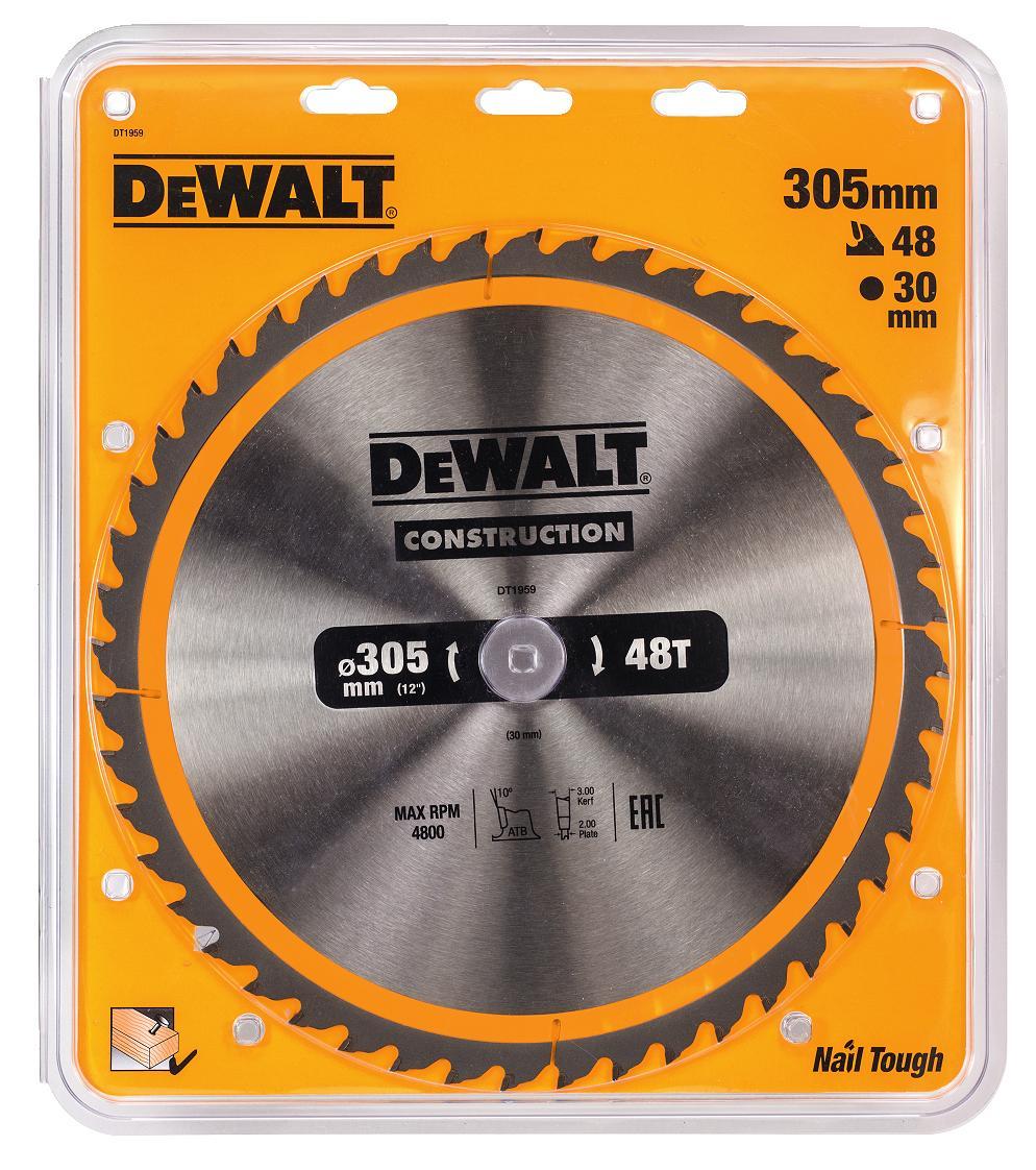 KOTÚČ PÍLOVÝ 305x30mm 48z ATB 10 DEWALT DT1959