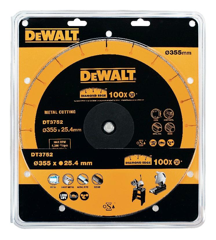 KOTUC DIA. DO ROZBRUSOVACIEK 355X25,4MM DEWALT DT3752