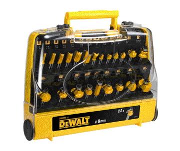 Sada fréz 12 dielna DEWALT DT90016