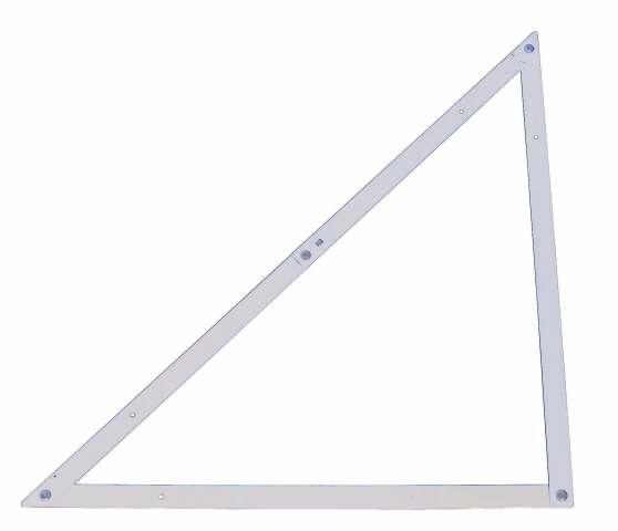 Uholník stavbársky skladací 122x122x172cm STANLEY 1-45-013