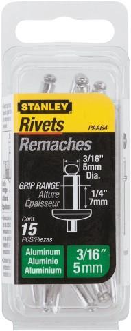Nity hliníkové trhacie 5x6mm, 15ks STANLEY 1-PAA64T