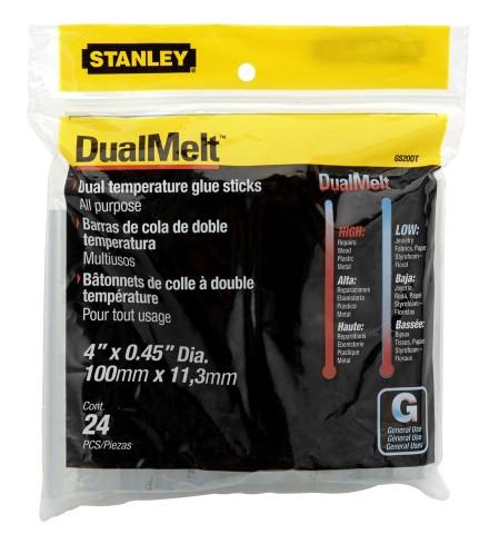 Lepidlo tavné v tyčinkách dvojteplotné 4"/2 11,3x100mm 24ks STANLEY 1-GS20DT