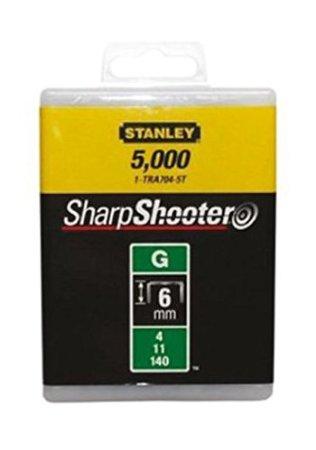 Spony pre vysoké zaťaženie 6mm (1/4") typ G 4/11/140 5000ks STANLEY 1-TRA704-5T