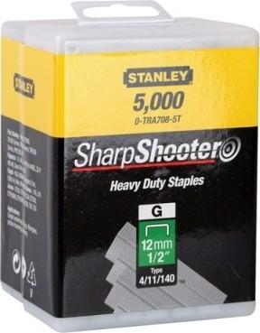 Spony pre vysoké zaťaženie 12mm (1/2") typ G 4/11/140 5000ks STANLEY 1-TRA708-5T