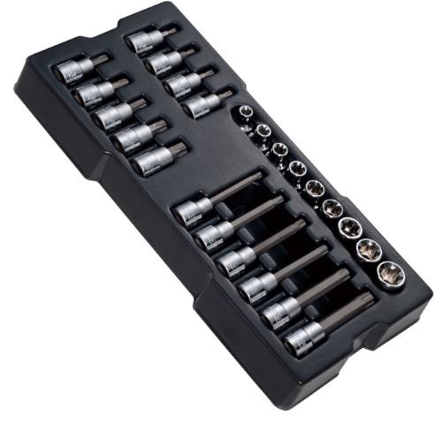 Sada hlavíc Torx FatMax® 24 dielna 1/2" Transmodule STANLEY STMT1-74176