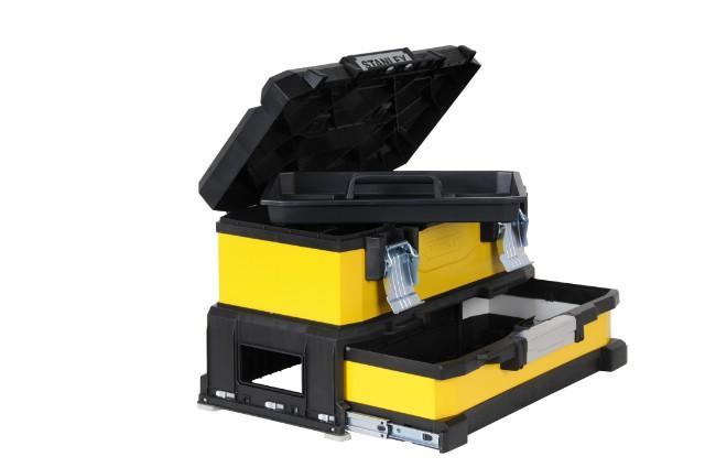 Box kovoplastový na náradie so zásuvkou (55x28x34cm) STANLEY 1-95-829