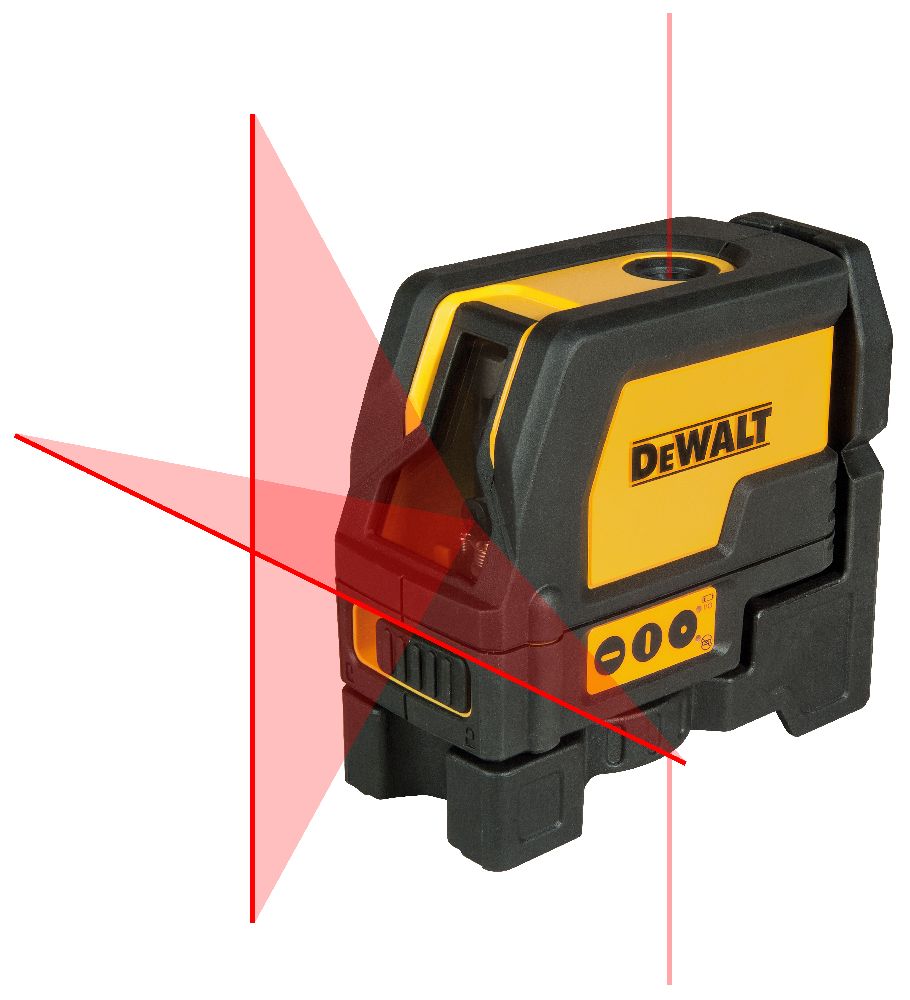 Laser krížový s olovnicou 3xAA batéria DEWALT DW0822