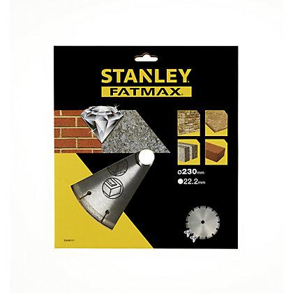 Kotúč diamant. segmentový na betón/tehly pr.230x22,2mm FATMAX STA38117
