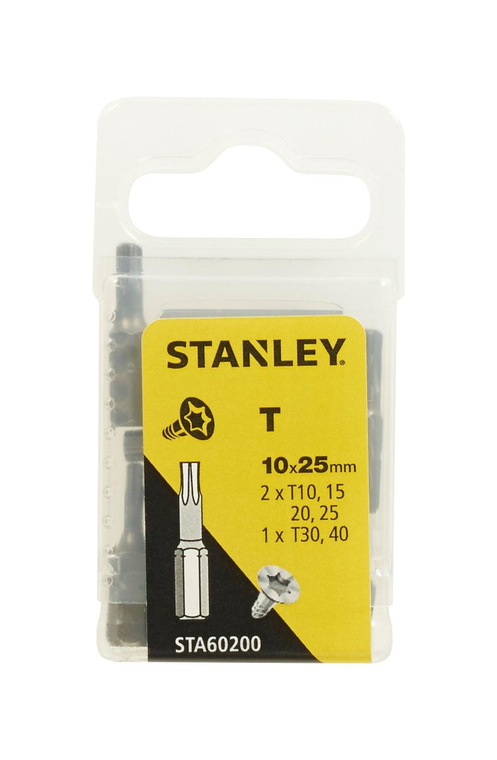 Bit skrutkovací TORX, 2x T10-15-20-T25, 1x T30-T40 x 25mm, 10-diel. sada FATMAX STA60200