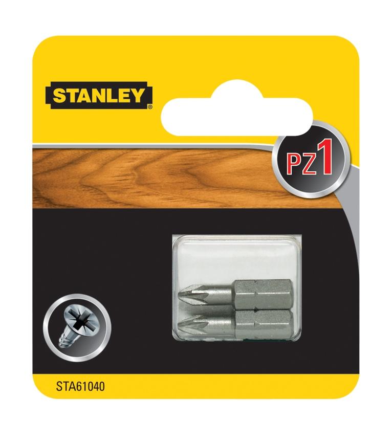 Bit skrutkovací PZ1 x 25mm, 2ks FATMAX STA61040