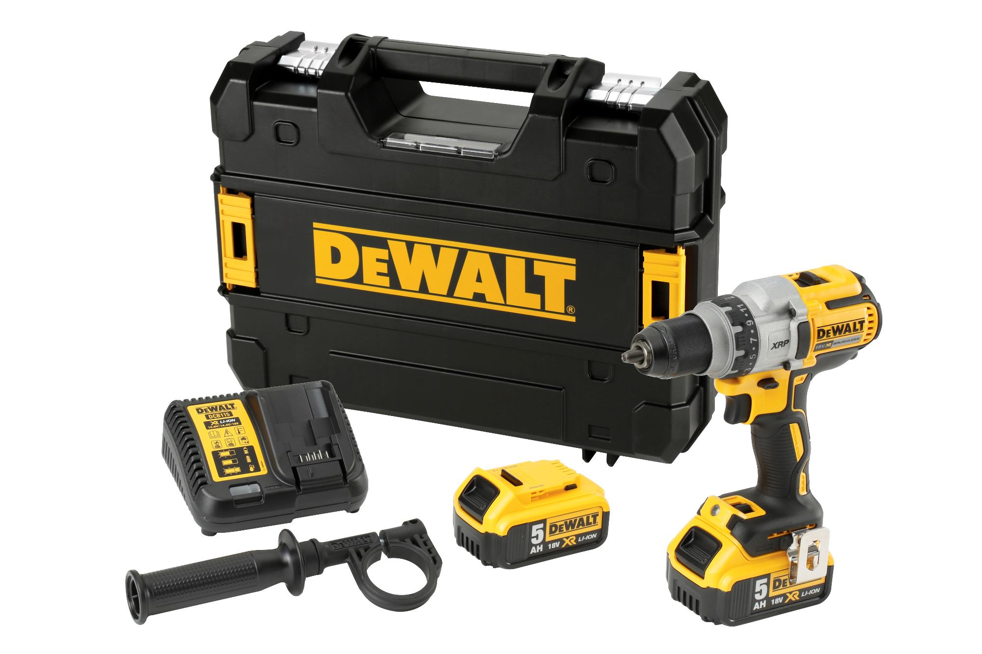 Vŕtačka 3 rýchlosti XRP 95Nm 18V XR 2x5,0Ah Tstak bezuhlíková DEWALT DCD991P2