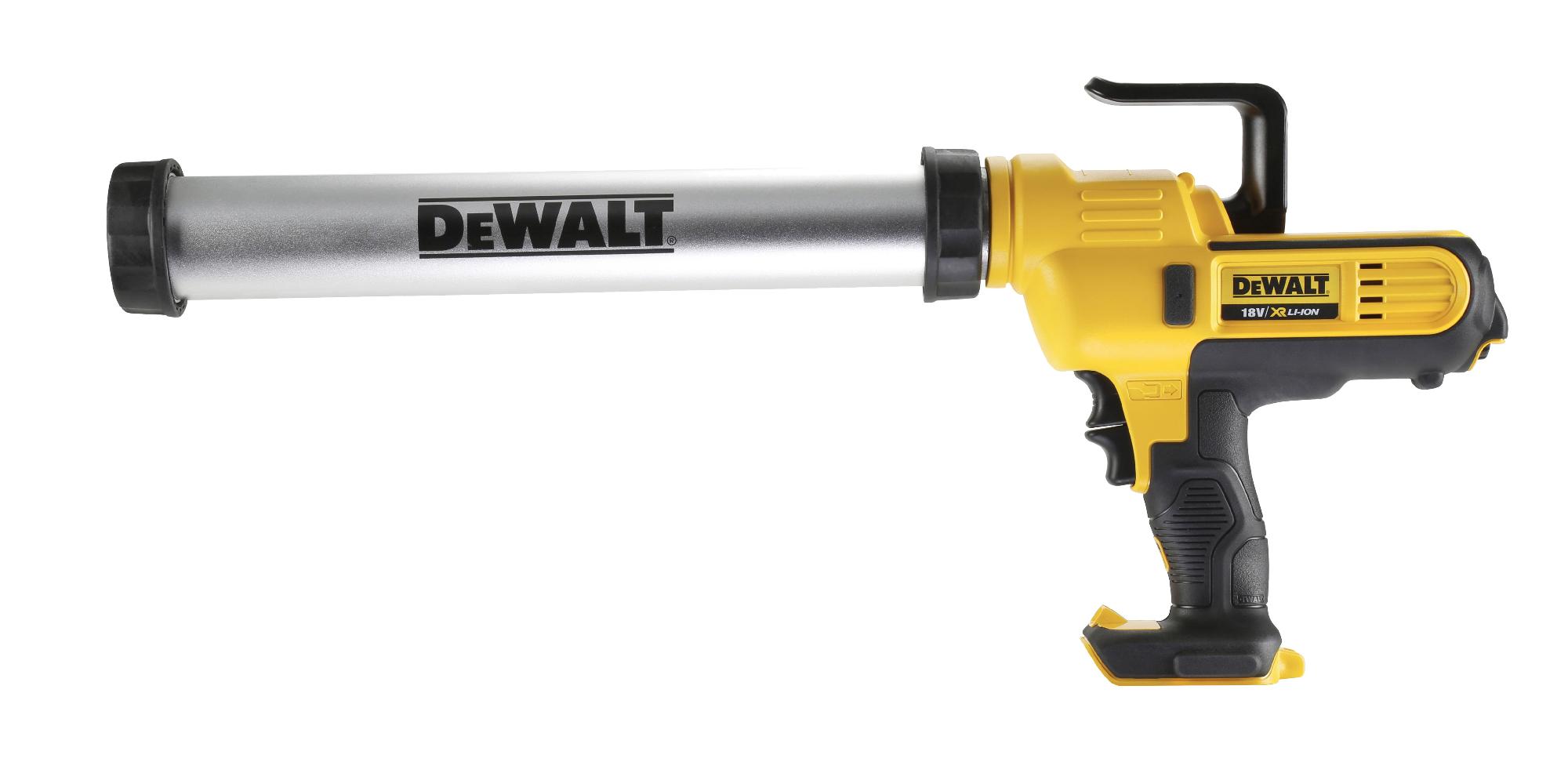 Pištoľ výtlačná 600ml 18V bez AKU aj nápl s črievkami DEWALT DCE580N