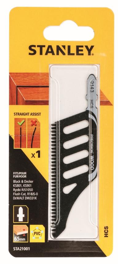 List pílový T uchytenie na priame rezy do dreva HCS hr.<65mm 112-74/2,3mm FATMAX STA21001