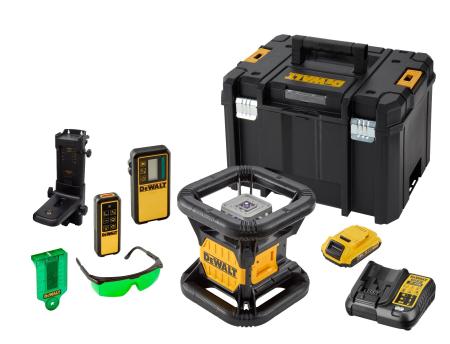 Laser rotačný zelený 18V 1x2,0Ah 76/600m DEWALT DCE079D1G