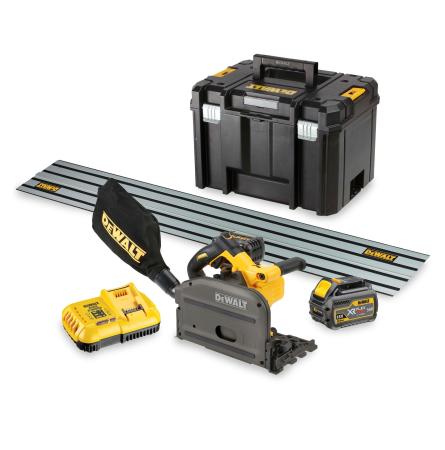 Píla ponorná 165mm FLEXVOLT 54V 2x6,0Ah + lišta DWS5022 DEWALT DCS520T2R