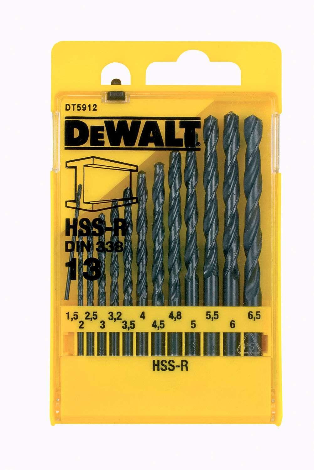 SADA VRTAKOV DO KOVU 13 DIELNA DEWALT DT5912