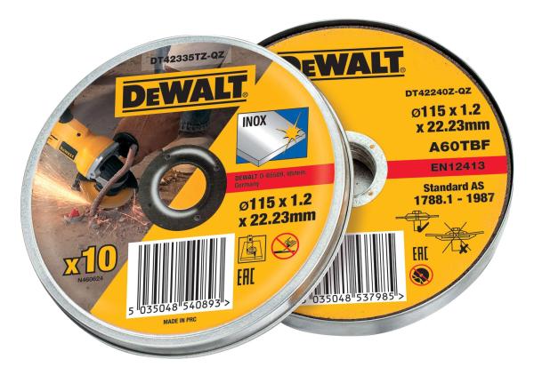 SET KOTUCOV 115mm DO UHLOVEJ BRUSKY DEWALT DT42335TZ