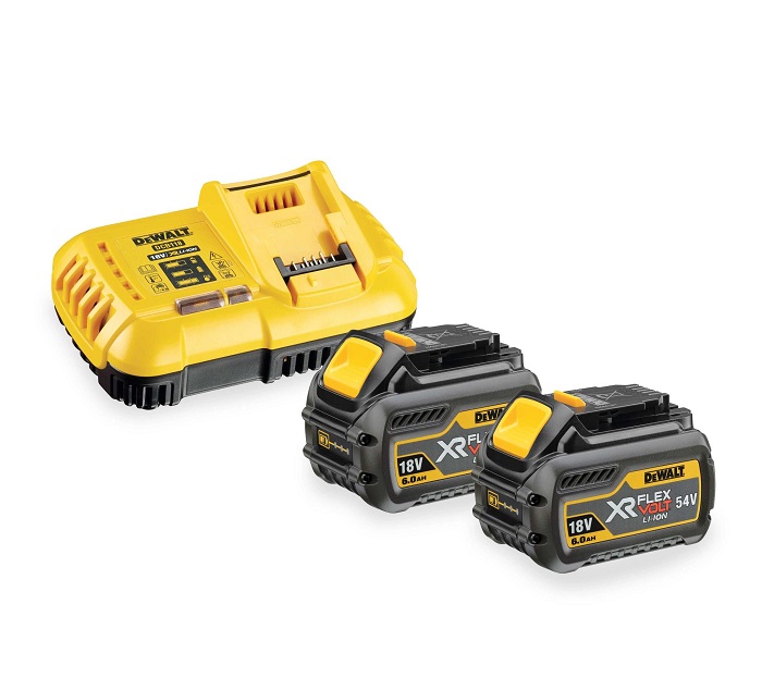 Nabíjačka XR FLEXVOLT 54V 2x6,0Ah DEWALT DCB118T2