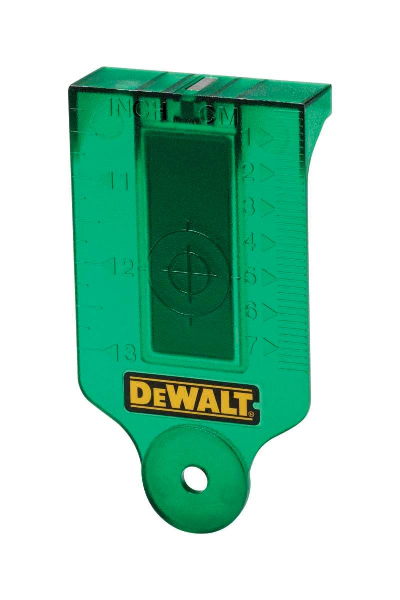 Karta zameriavacia pre ZELENÉ lasery DEWALT DE0730G