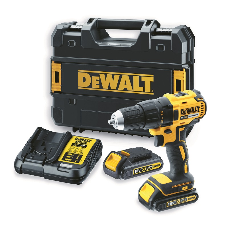 Vŕtačka/Skrutkovač 26/65Nm 18V XR 2x1,5Ah Tstak bezuhlíková DEWALT DCD777S2T