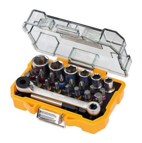Sada 24 dielna skrutkovacích nástavcov 25mm DEWALT DT71516