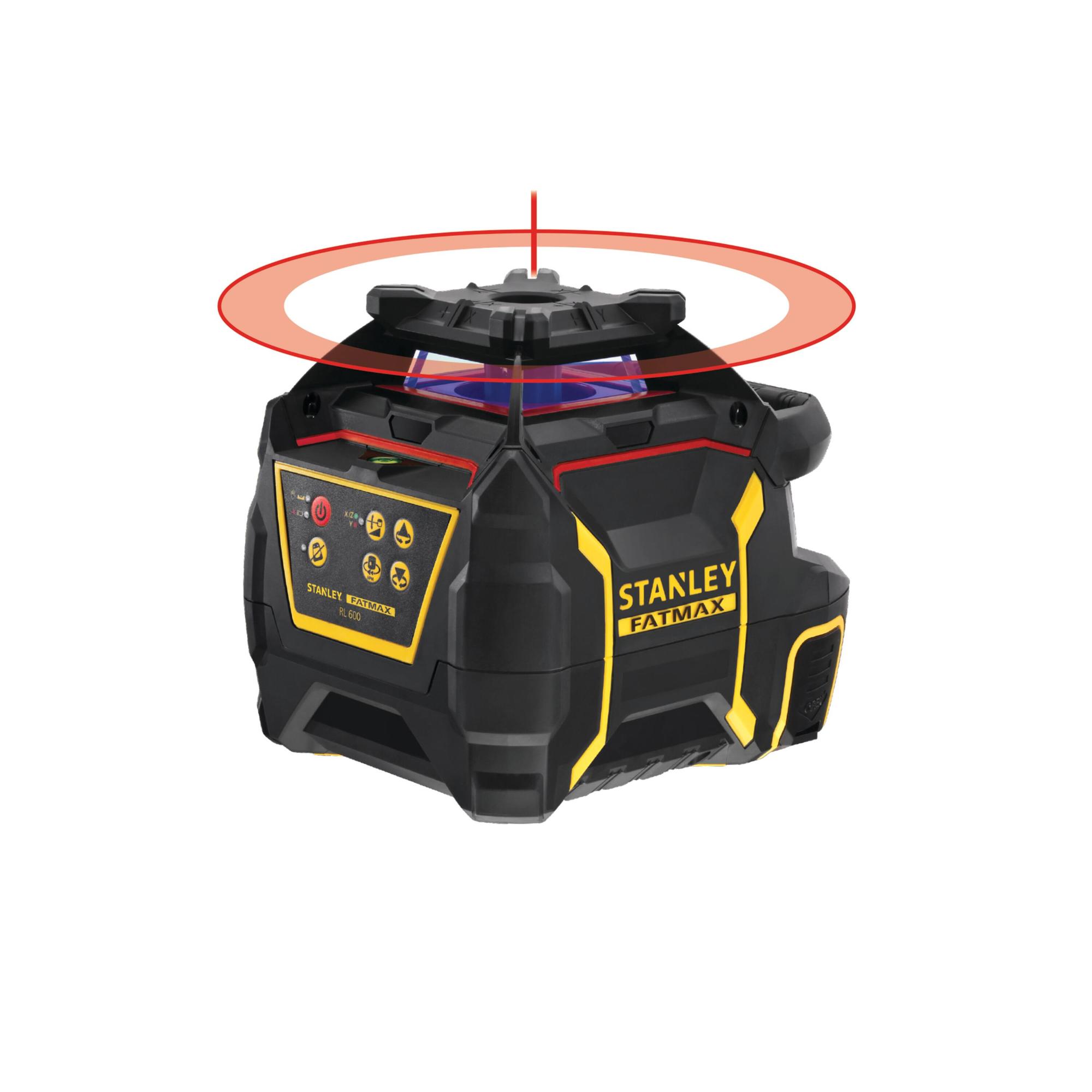 Laser rotačný FatMax® X600R červený lúč do 60m/600m STANLEY FMHT77446-1