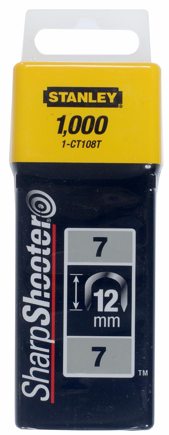 Spony káblové 12mm (1/2") 7CT100 1000ks STANLEY 1-CT108T
