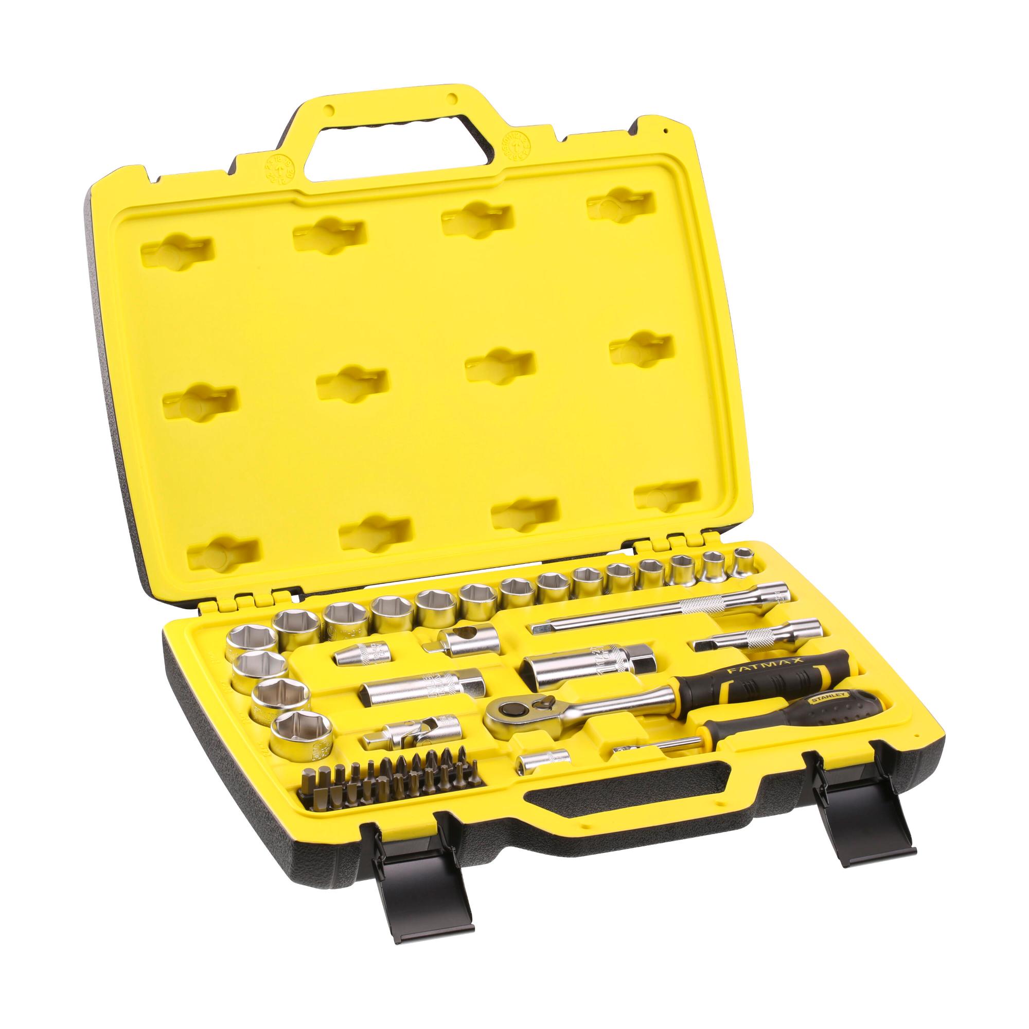Sada račne a hlavíc 3/8" 49 dielna FatMax® 120 zubov kufrík STANLEY FMMT82684-1