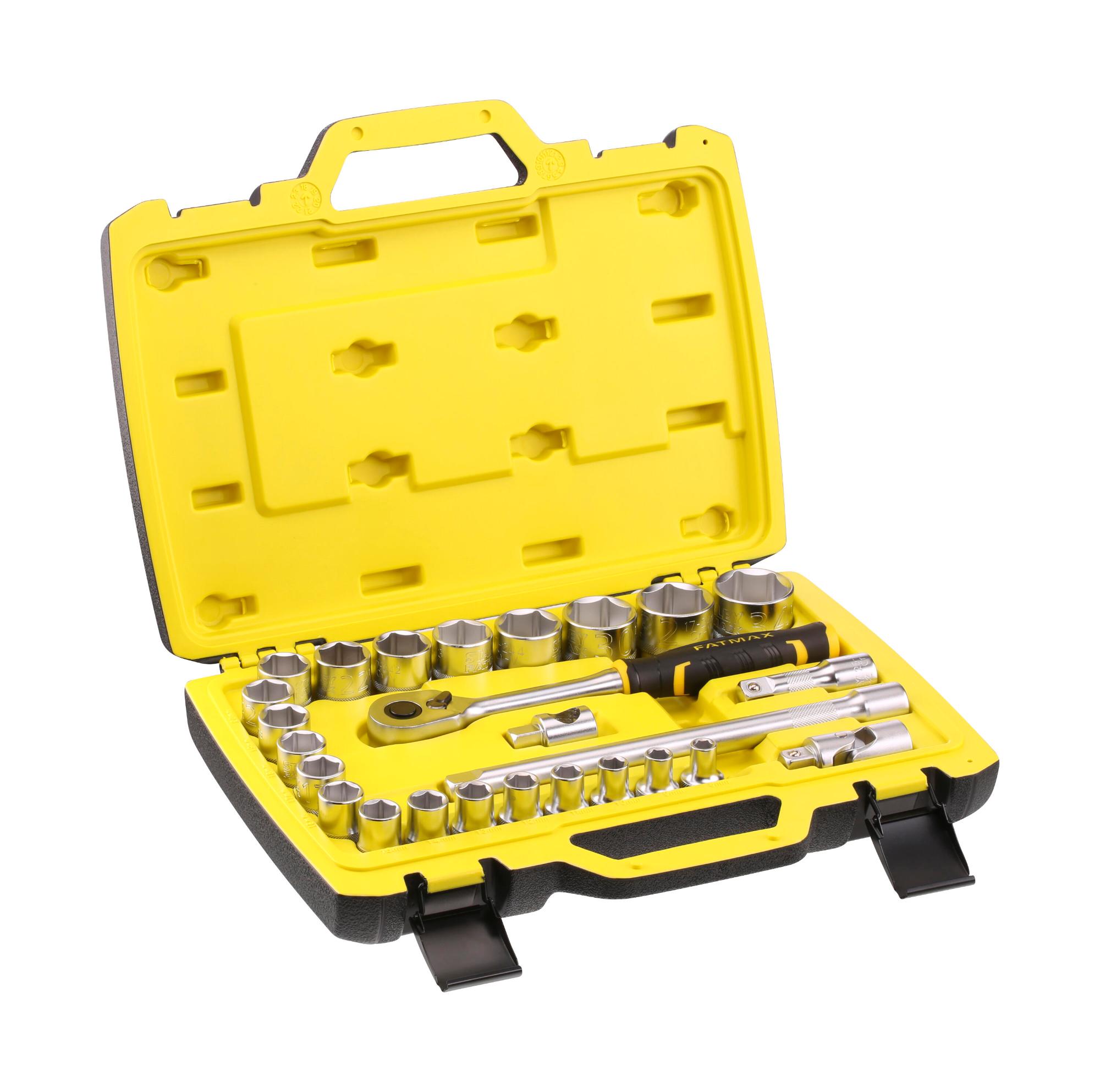 Sada račne a hlavíc 1/2" 26 dielna FatMax® 120 zubov kufrík STANLEY FMMT82685-1