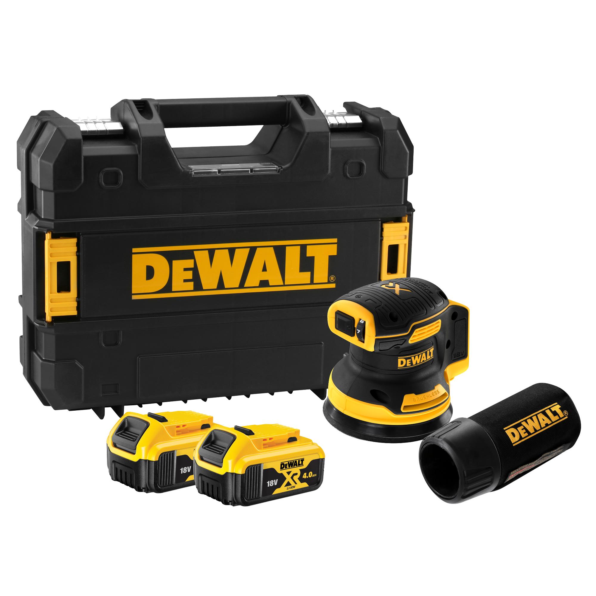 Brúska excentrická 18V 125mm 2x5,0Ah bezuhlíková DEWALT DCW210P2