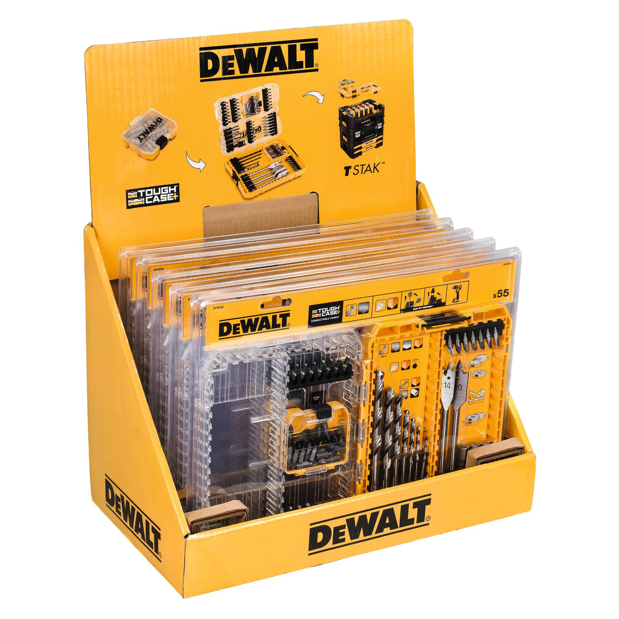 Sada bitov PZ2 vrtákov do kovu HSS-G a dreva 55 dielna DEWALT DT70757