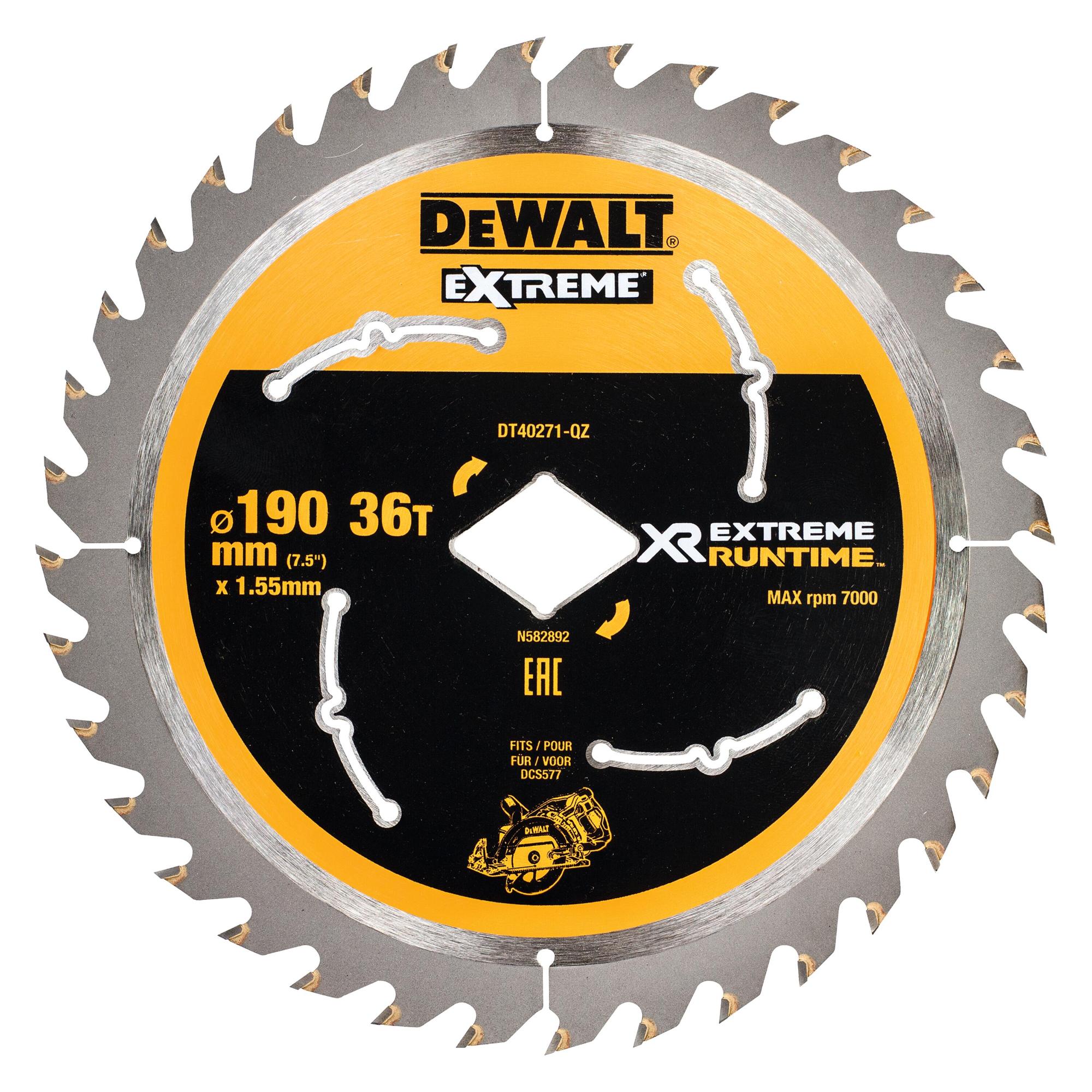 Kotúč pílový 190x1,55mm 36Z EXTREME pre DCS577 DEWALT DT40271