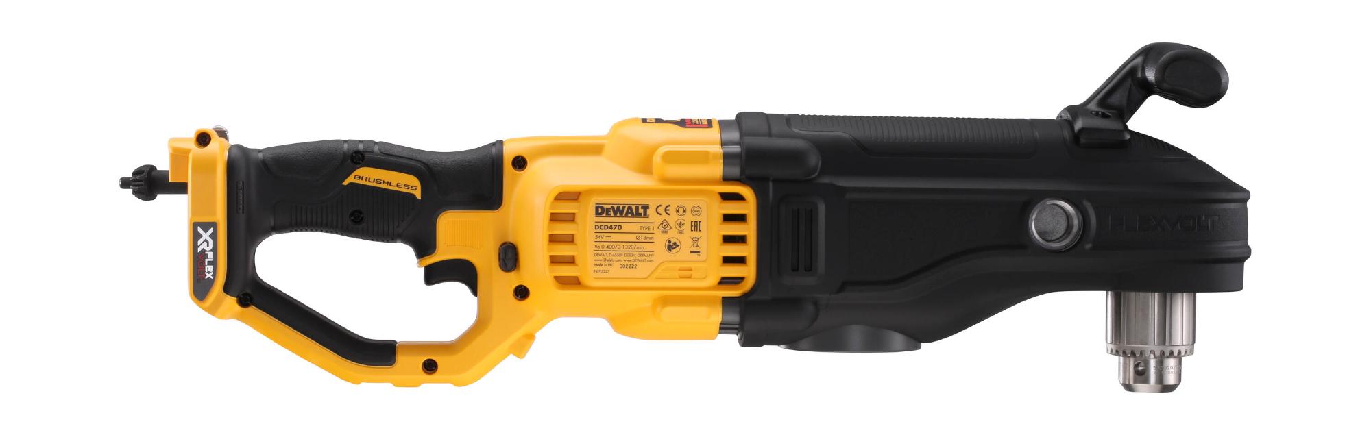 Vŕtačka pravouhlá s veľkým momentom 54V FLEXVOLT bez AKU DEWALT DCD470N
