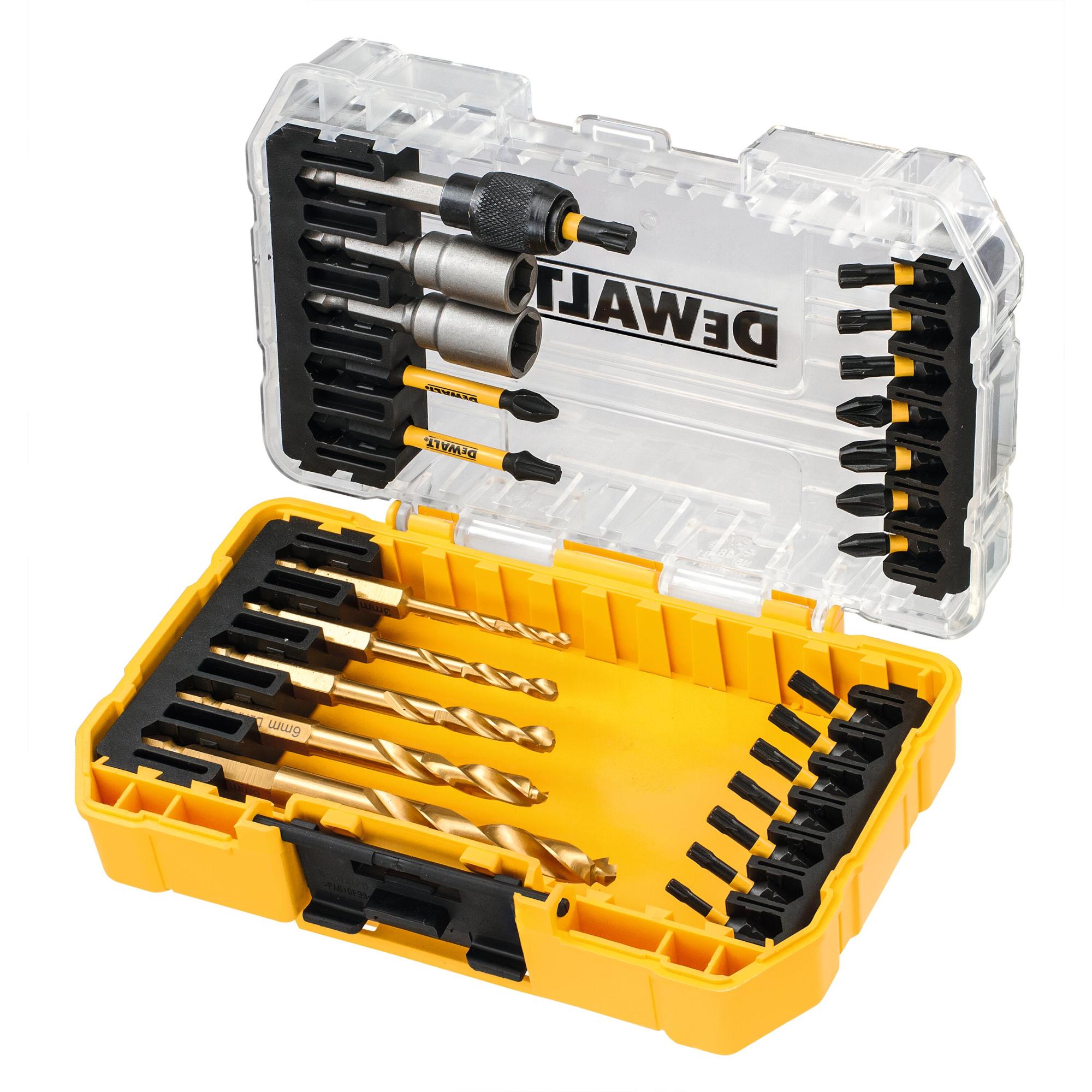 Sada 26 dielna skrutkovacích bitov FLEXTORQ a vrtákov do kovu, bity 25 mm DEWALT DT70735T