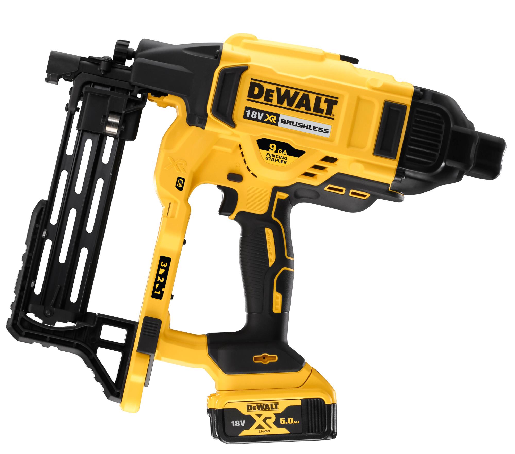 Sponkovačka na ploty 18V XR 2x5,0Ah kufor DEWALT DCFS950P2